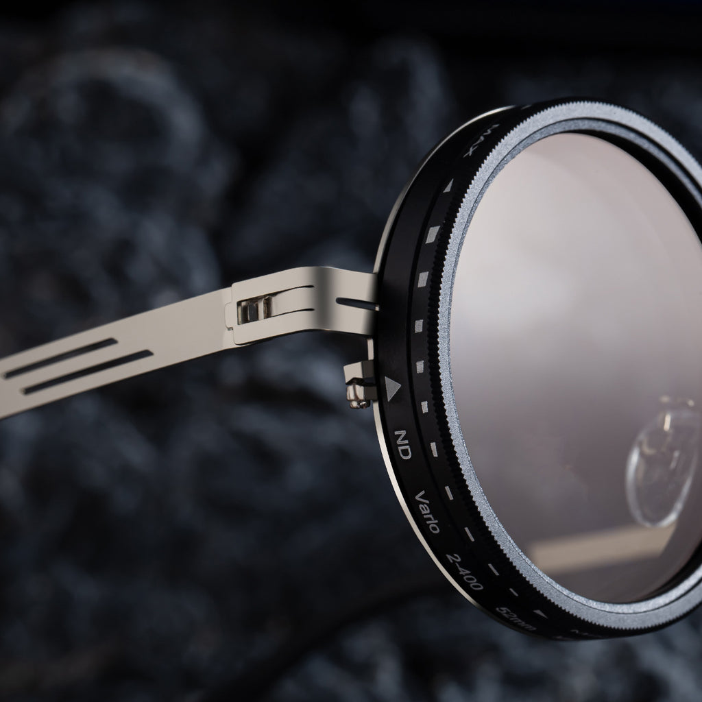 Lunettes de soleil à teinte réglable