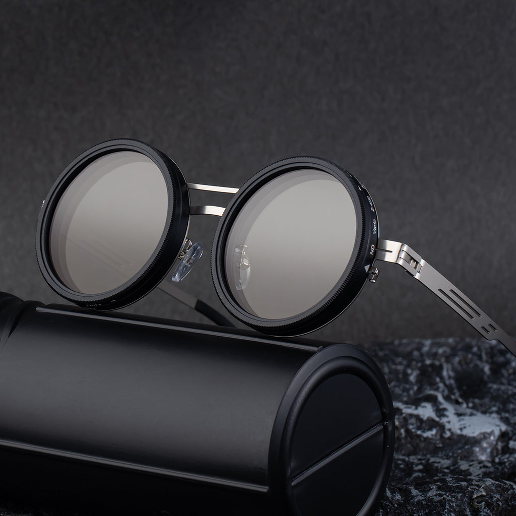 Lunettes de soleil à teinte réglable