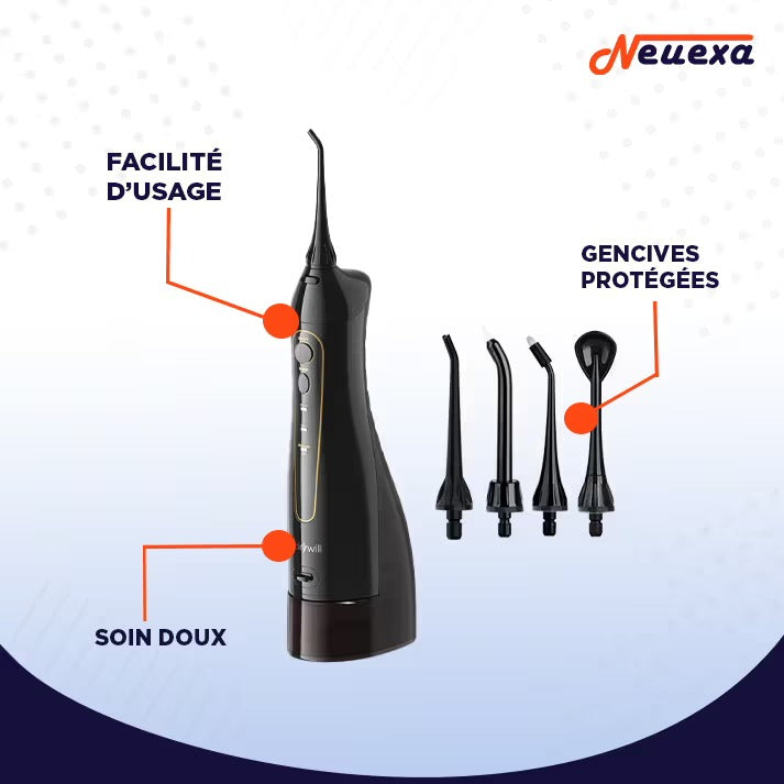 Nettoyeur Dentaire à Jet d’Eau 4-en-1
